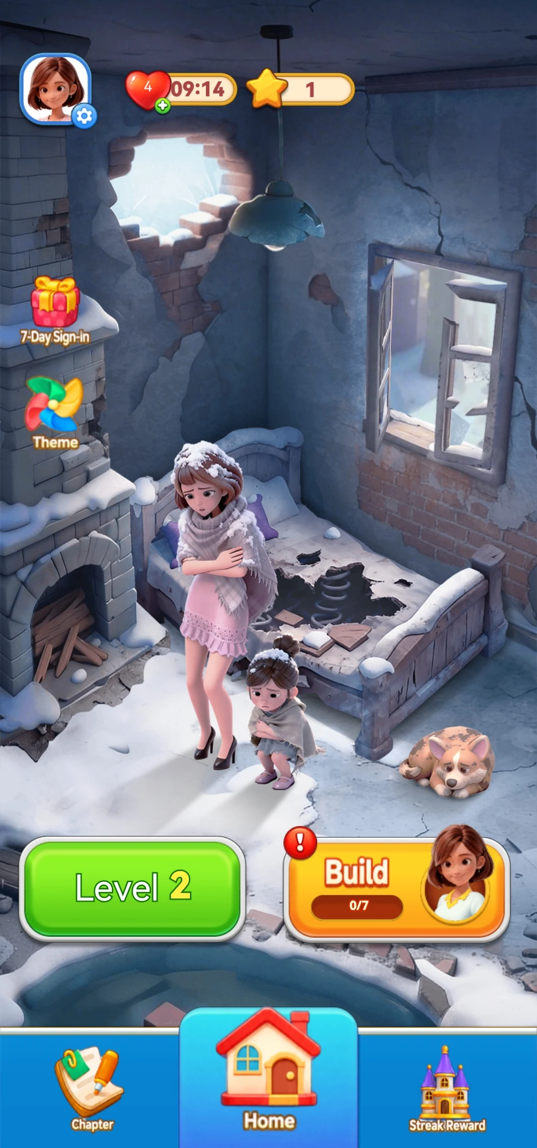 Match Mend: Shattered Home screenshot
